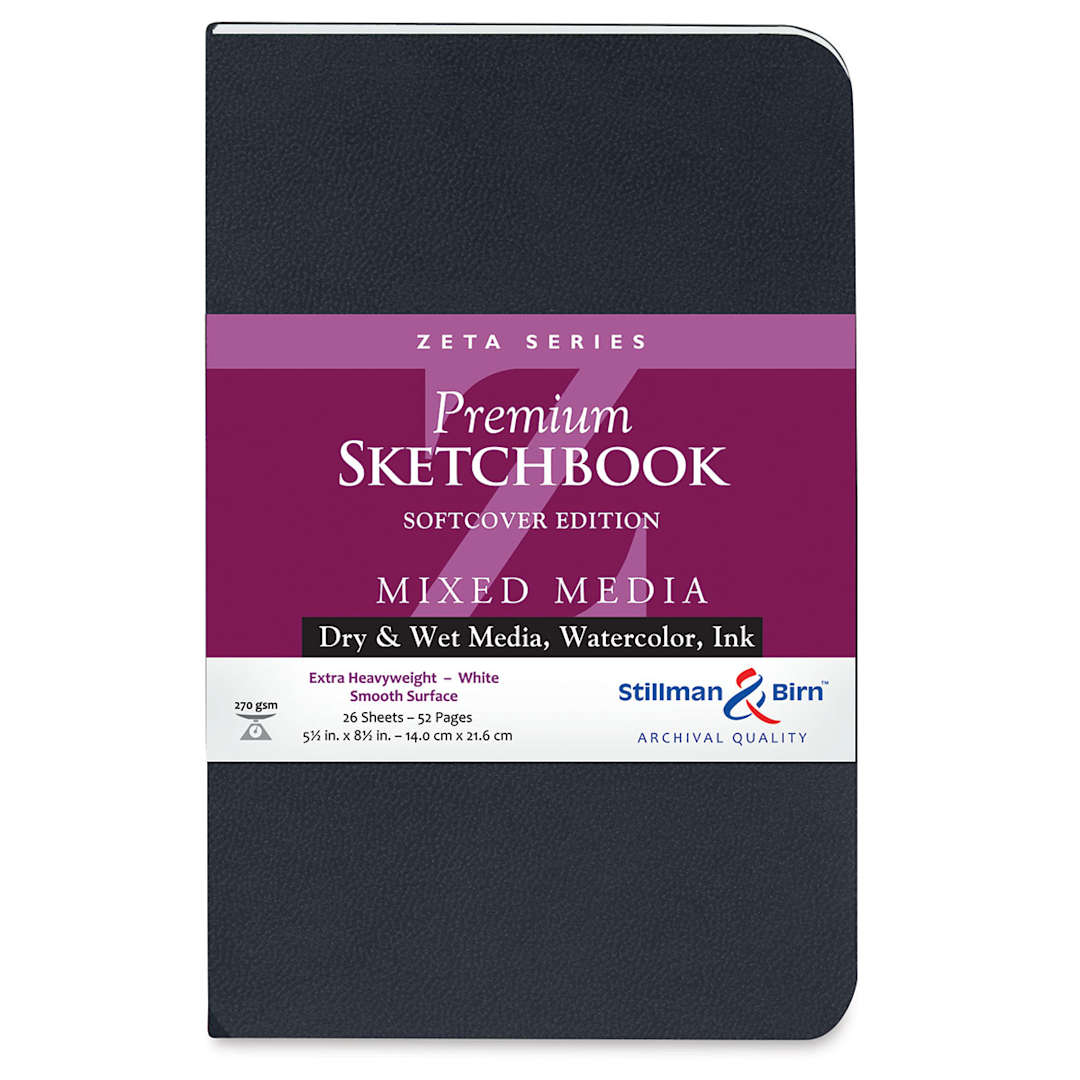 Open in modal - Stillman & Birn Zeta Series Softcover Sketchbook - 10'' x 8'', Portrait