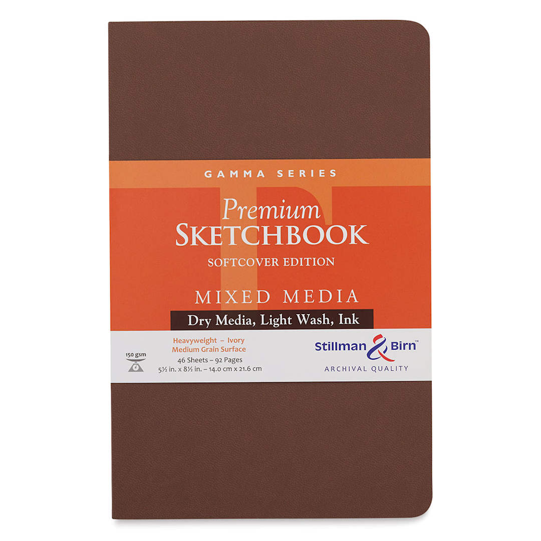 Open in modal - Stillman & Birn Gamma Series Softcover Sketchbook - 8-1/2" x 5-1/2"