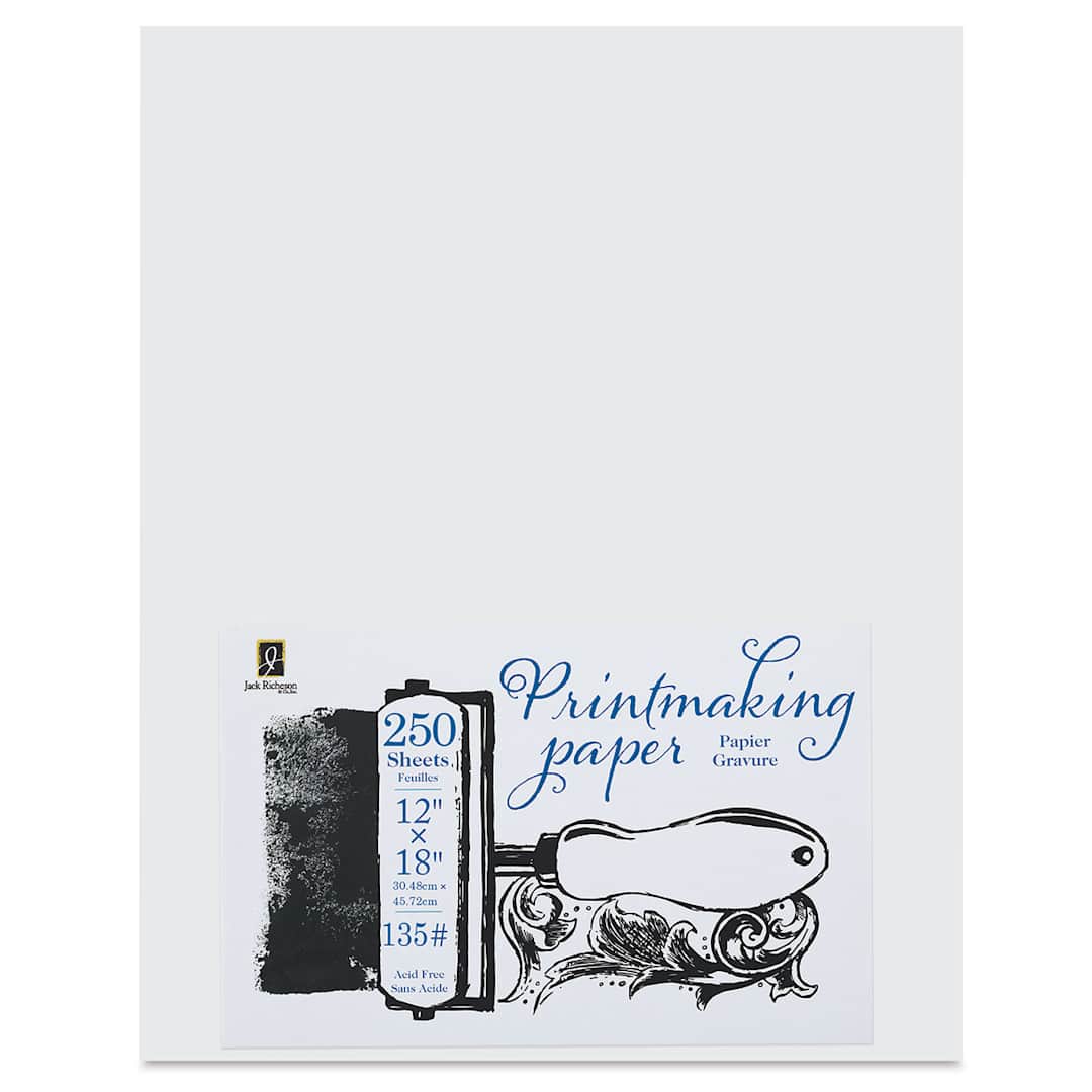Open in modal - Richeson Bulk Printmaking Paper - 12" x 18", 250 Sheets, 135 lb