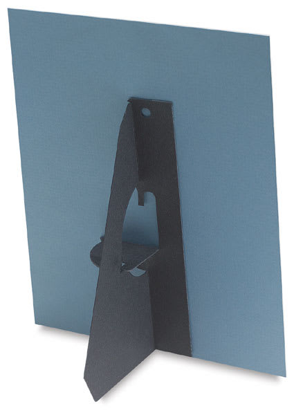 Open in modal - Lineco Self-Stick Easel Backs - Back of picture showing Easel Back attached
