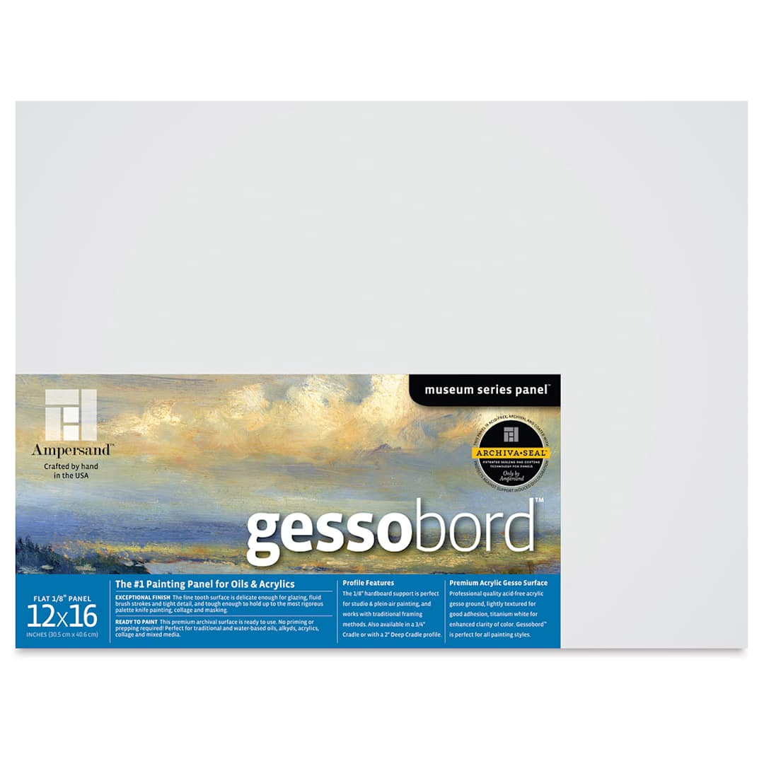 Open in modal - Ampersand Gessobord - 12'' x 16'', 1/8'' Flat