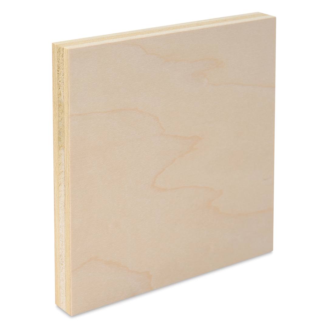 Open in modal - Art Boards Natural Maple Panel - 4" x 4", uncradle
