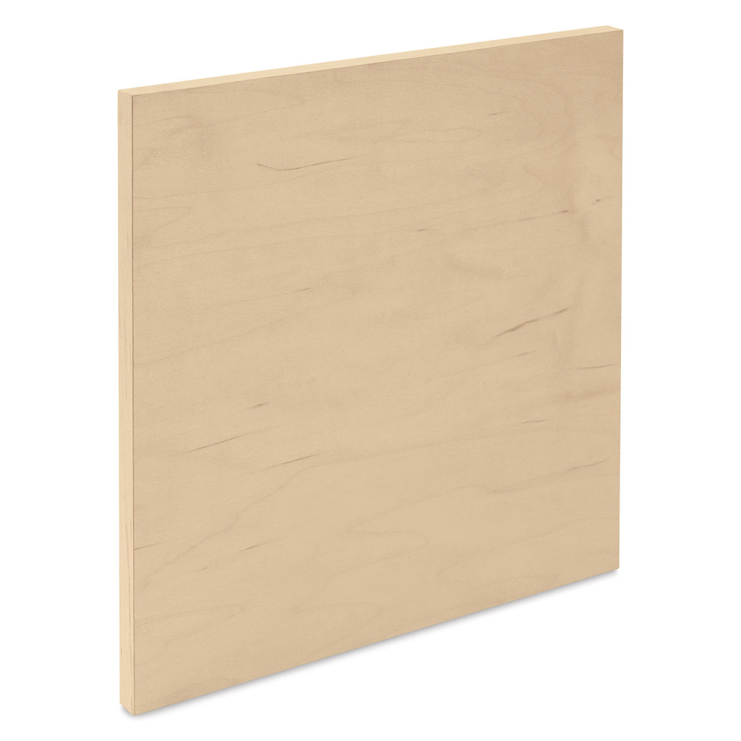 Open in modal - Art Boards Natural Maple Panel - 10" x 10", Uncradled