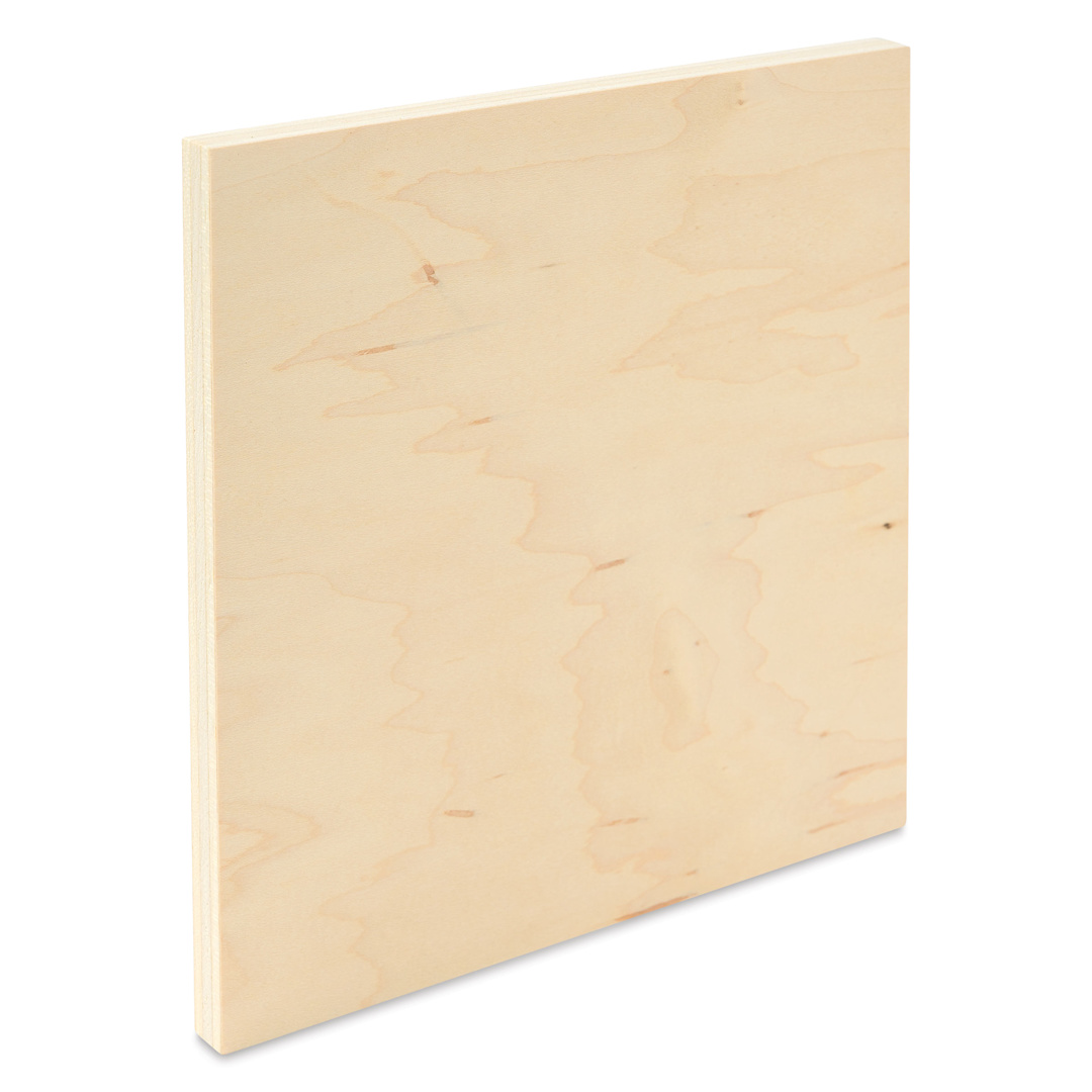 Open in modal - Art Boards Natural Maple Panel - 8" x 8", Uncradled