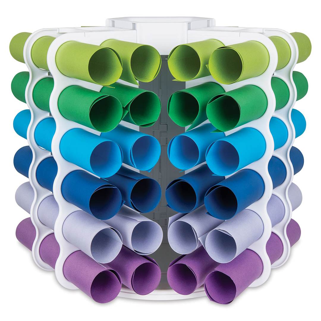 Open in modal - ArtBin Rotating Vinyl Storage Rack (rack holding rolls of paper, paper/vinyl not included)