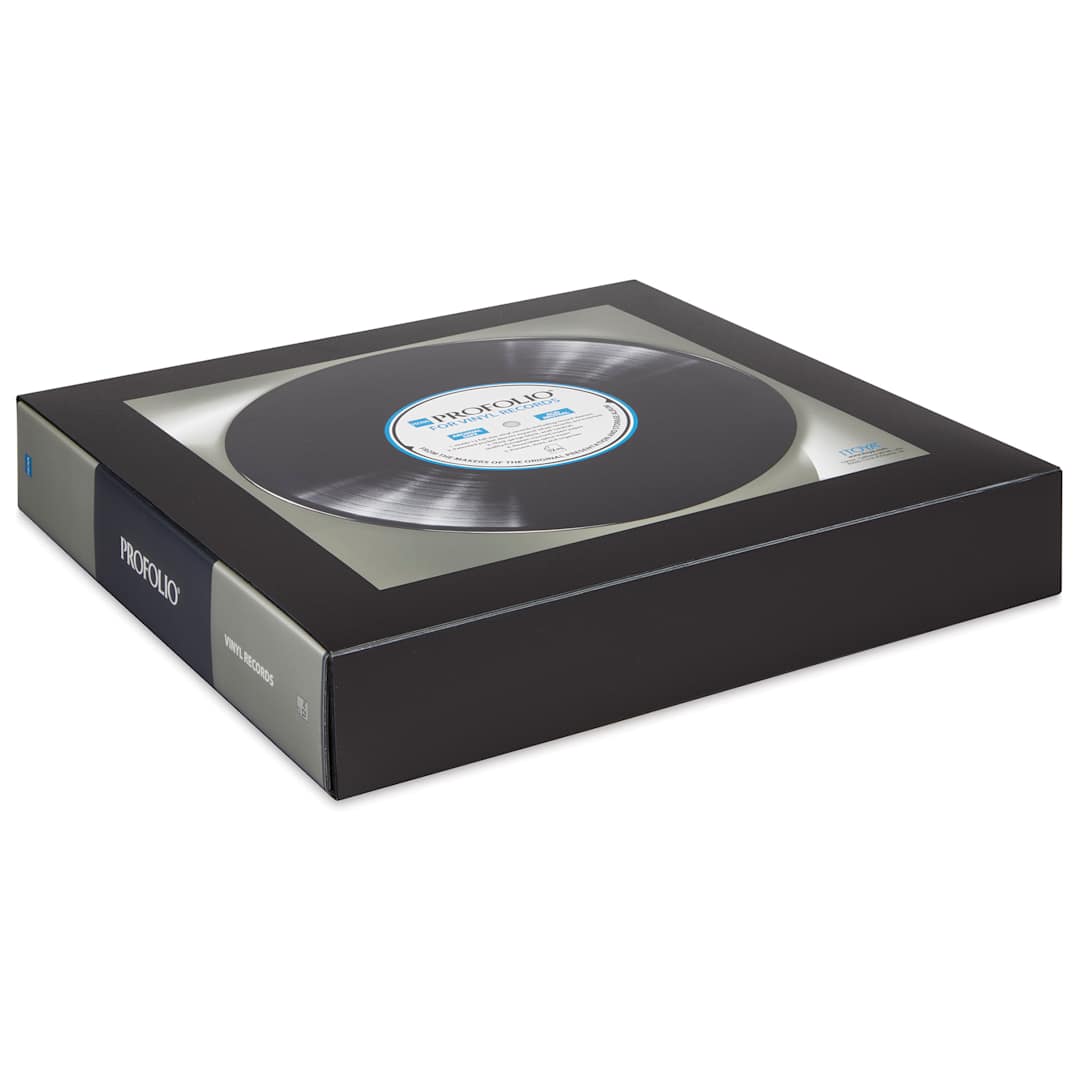 Open in modal - Itoya Art Profolio for Vinyl Records (front of packaging, angled view)