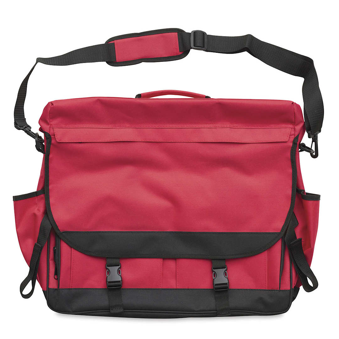 Open in modal - Royal & Langnickel Essentials Art Cargo Carry Bag - Front view showing side pockets and strap