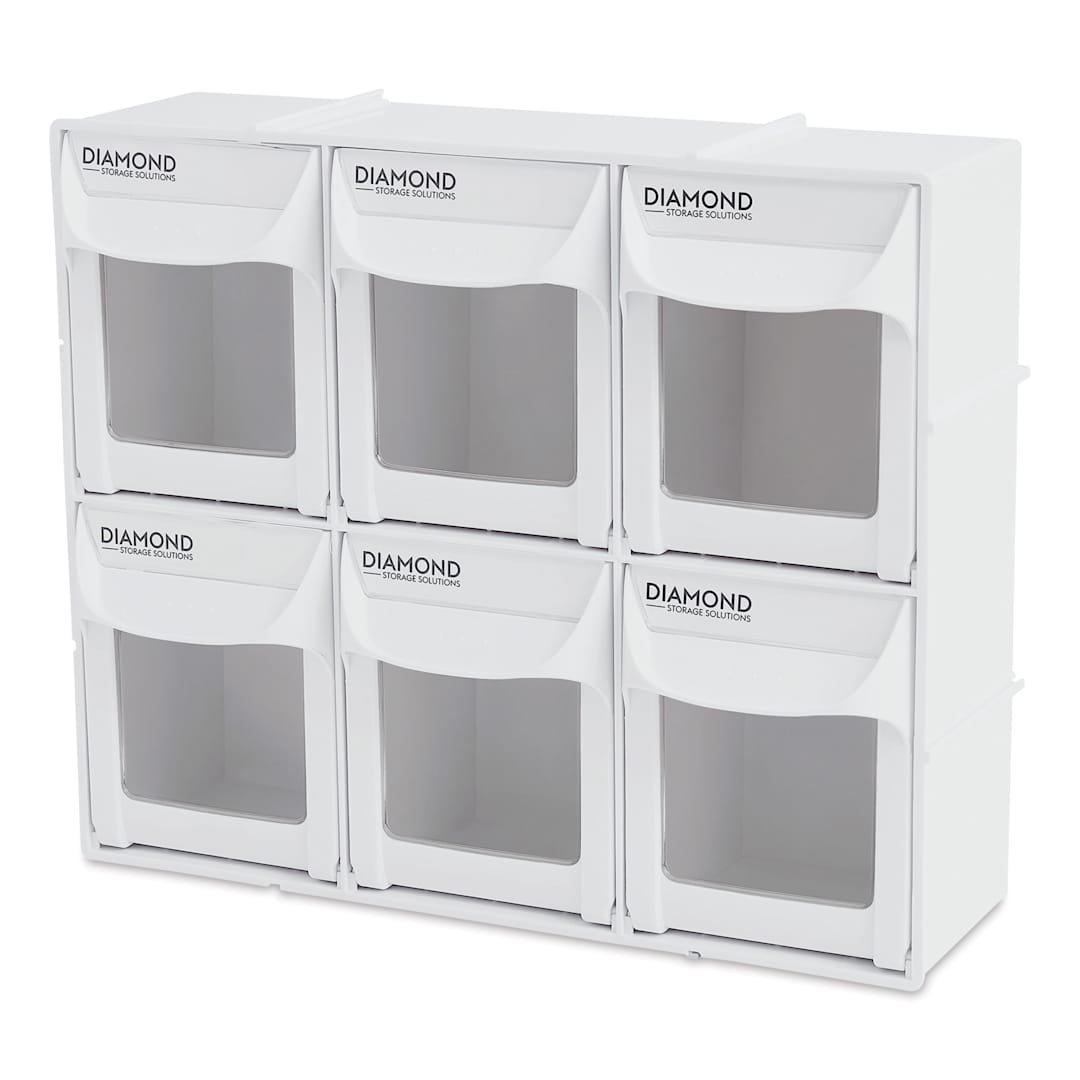Open in modal - Diamond Storage Solutions - 6 Tip Out Bins, Half Width