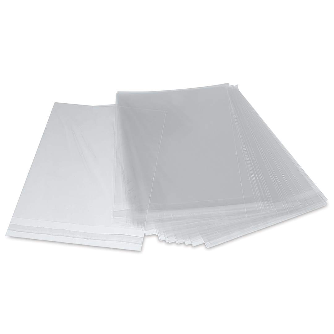 Open in modal - Blick Archival Bag Pack - 9" x 12", Pkg of 25, bags laid out