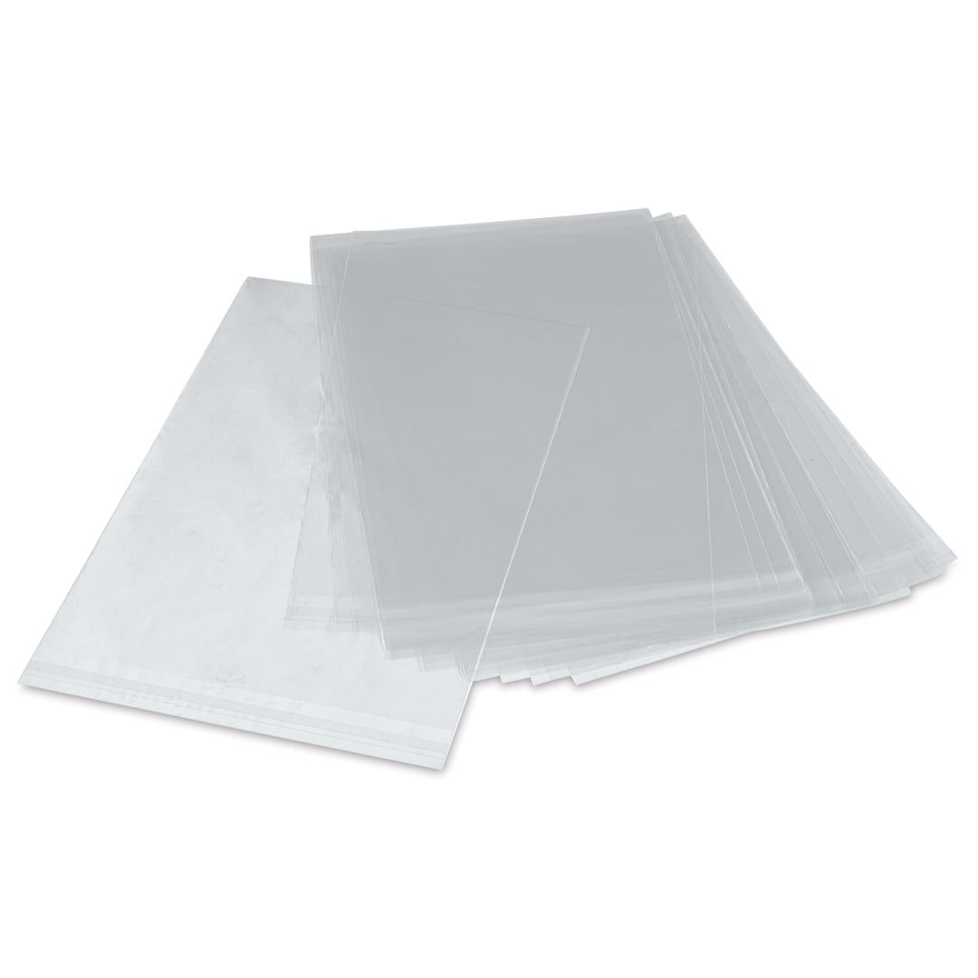 Open in modal - Blick Archival Bag Pack - 12" x 18", Pkg of 25, bags laid out