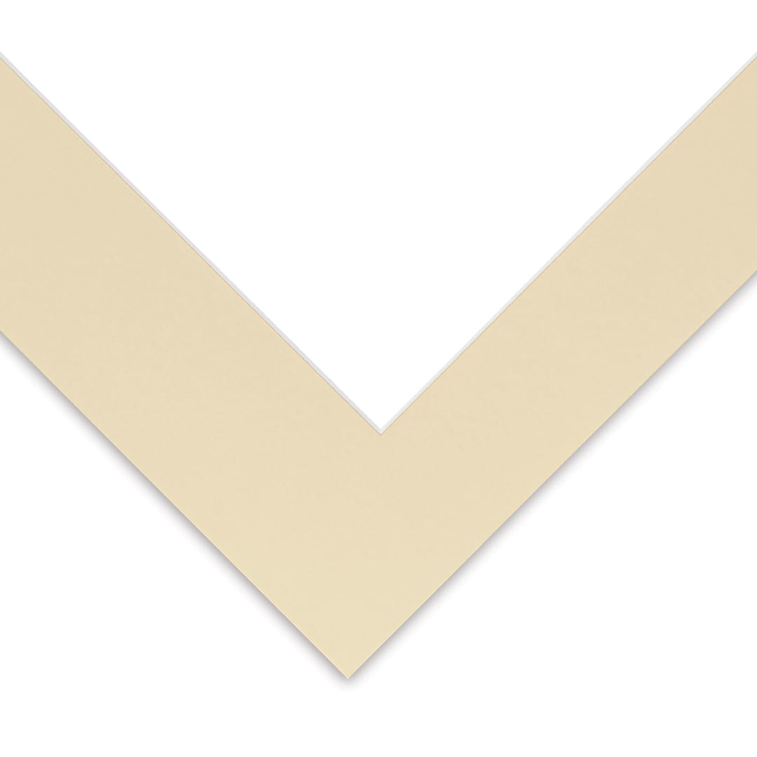 Open in modal - Blick Pre-Cut Mat - Cream, 11" x 14" (7-1/2" x 9-1/2" Opening)