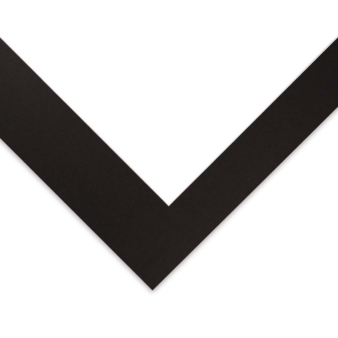 Open in modal - Blick Pre-Cut Mat - Raven Black, 18" x 24" (13-1/2" x 17-1/2" Opening)