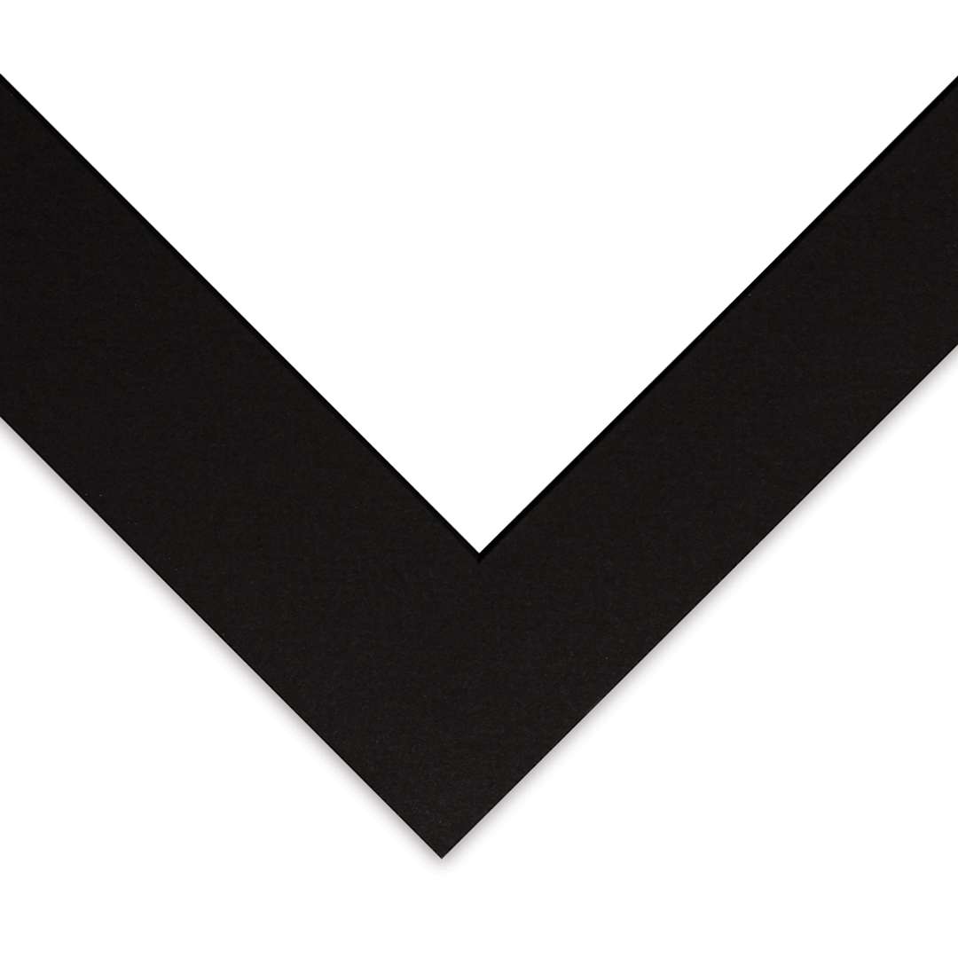 Open in modal - Blick Black Core Pre-Cut Mat - 11" x 14" w/ 7-1/2" x 9-1/2" opening