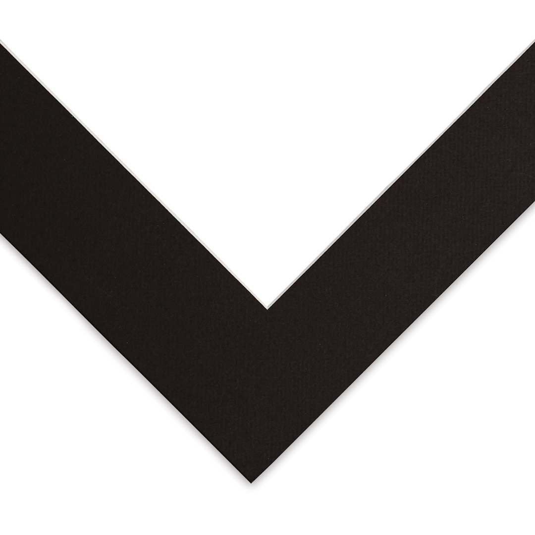 Open in modal - Blick Pre-Cut Mat - Raven Black, 16" x 20" (10-1/2" x 13-1/2" Opening)