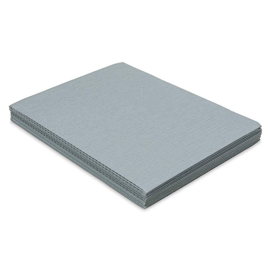 Open in modal - Lineco Backer Board Pack - 9" x 12", Blue/Gray, Pkg of 10