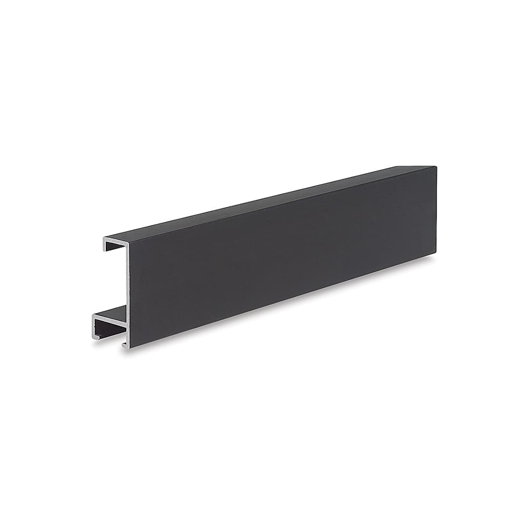 Open in modal - Nielsen Metal Frame Section Style 117 - 6" x 13/16", Matte Black