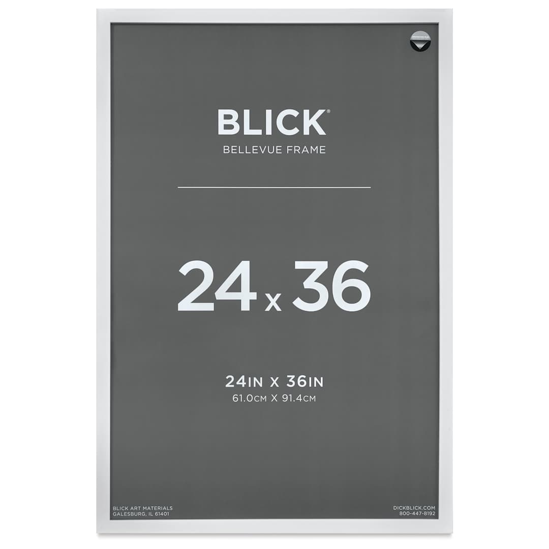 Open in modal - Blick Bellevue Frame - White, 24" x 36", front of frame