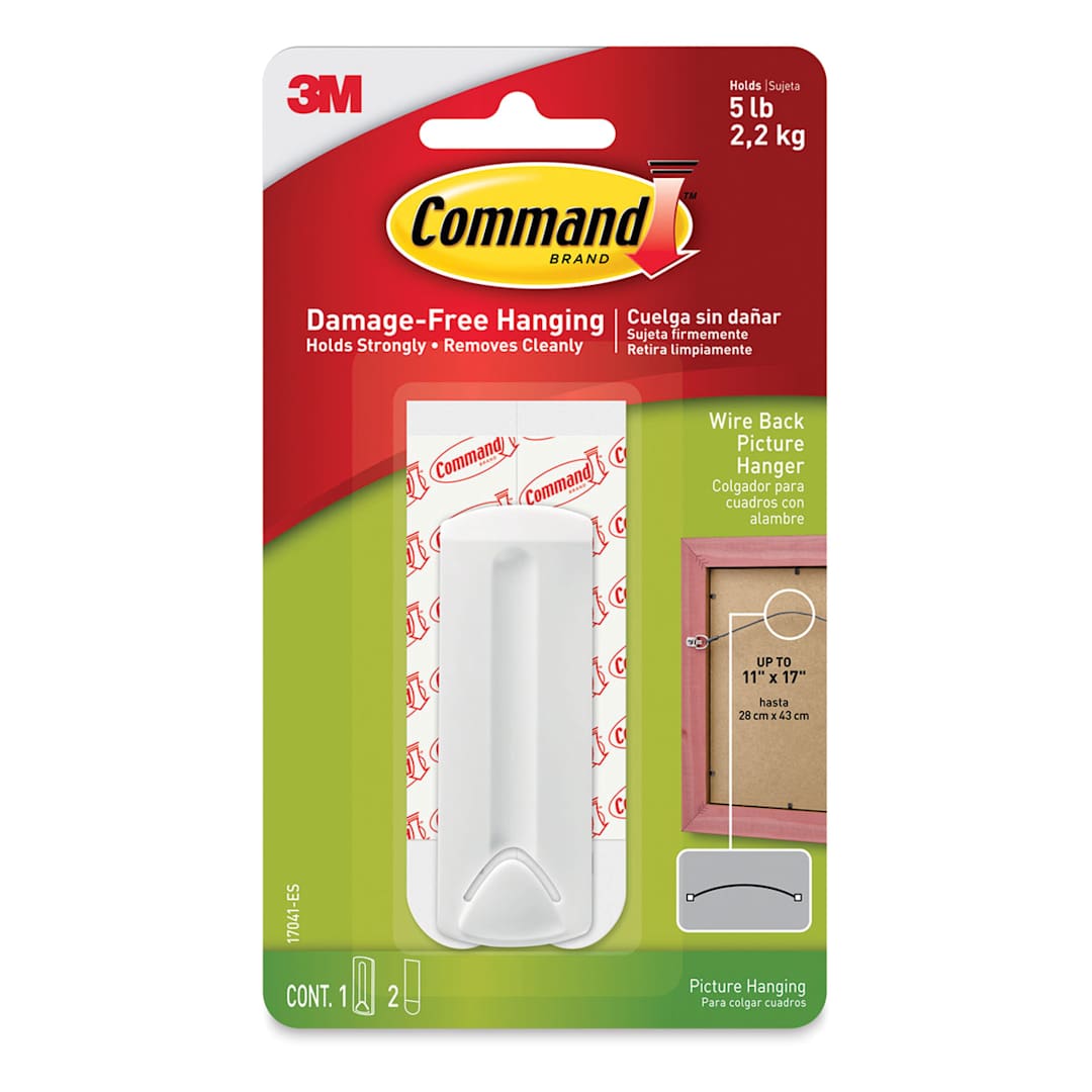Open in modal - Command Picture Hanging Kit  - Front of blister package of Wire Picture Kit