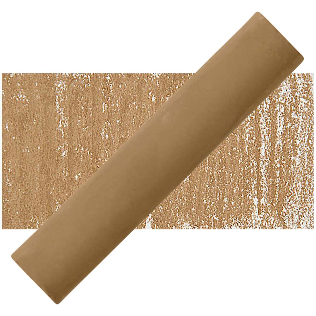 Open in modal - Blockx Soft Pastel - Burnt Umber 433 pastel and swatch