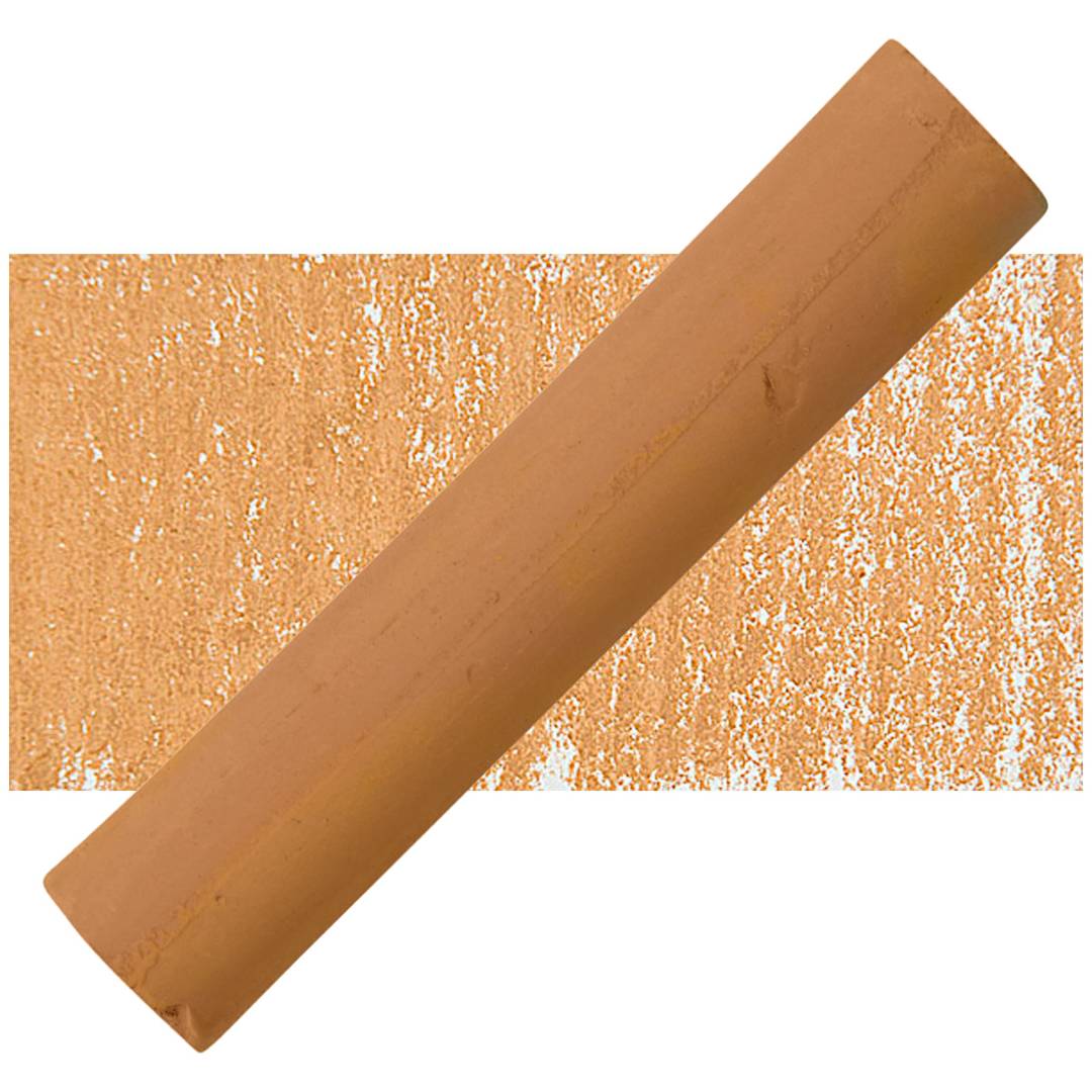 Open in modal - Blockx Soft Pastel - Raw Sienna 403 pastel and swatch