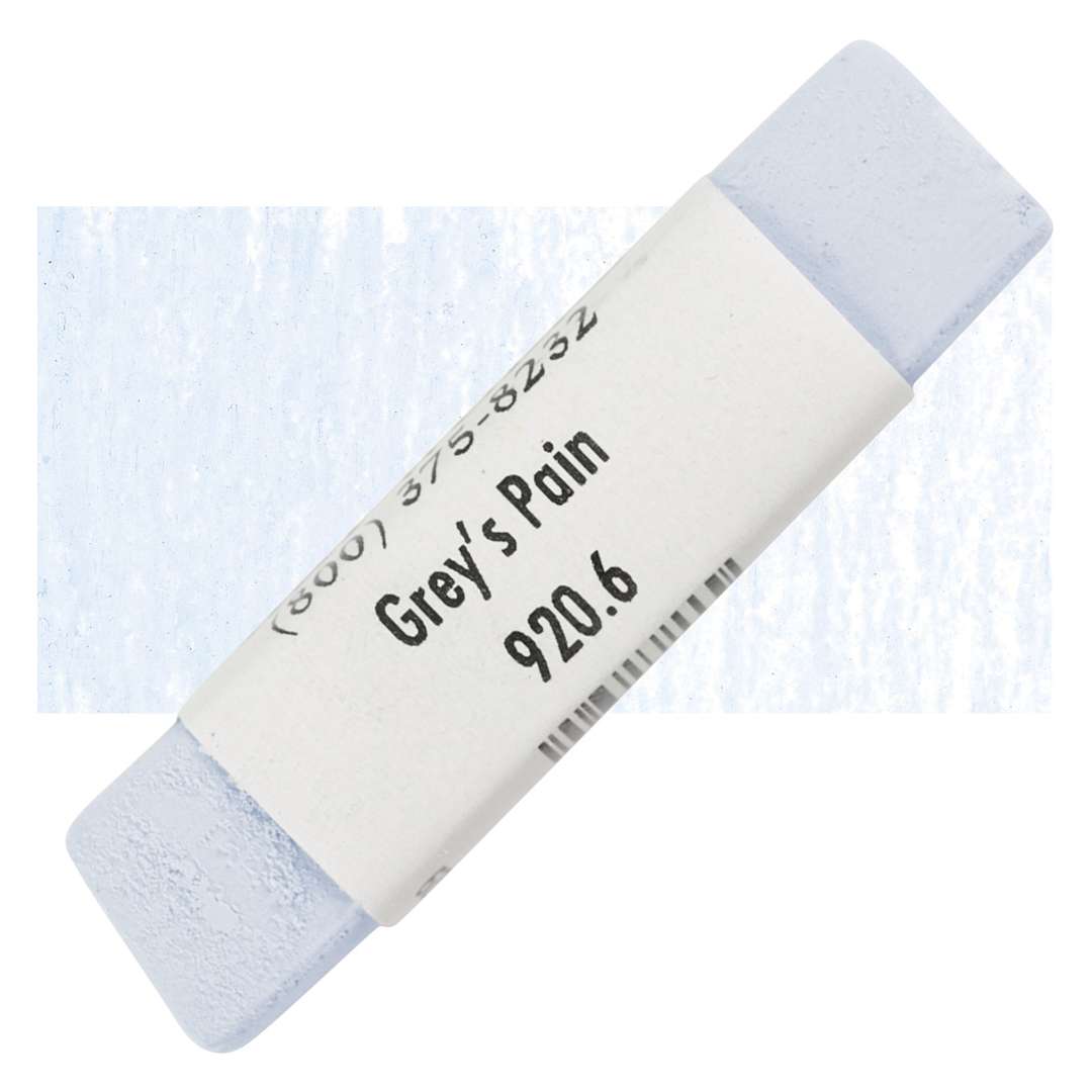 Open in modal - Great American Handmade Pastel - Grey's Pain 6, 920.6 pastel and swatch