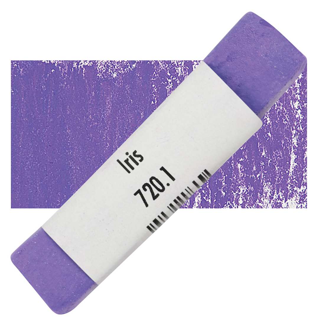 Open in modal - Great American Handmade Pastel - Iris 1, 720.1 pastel and swatch