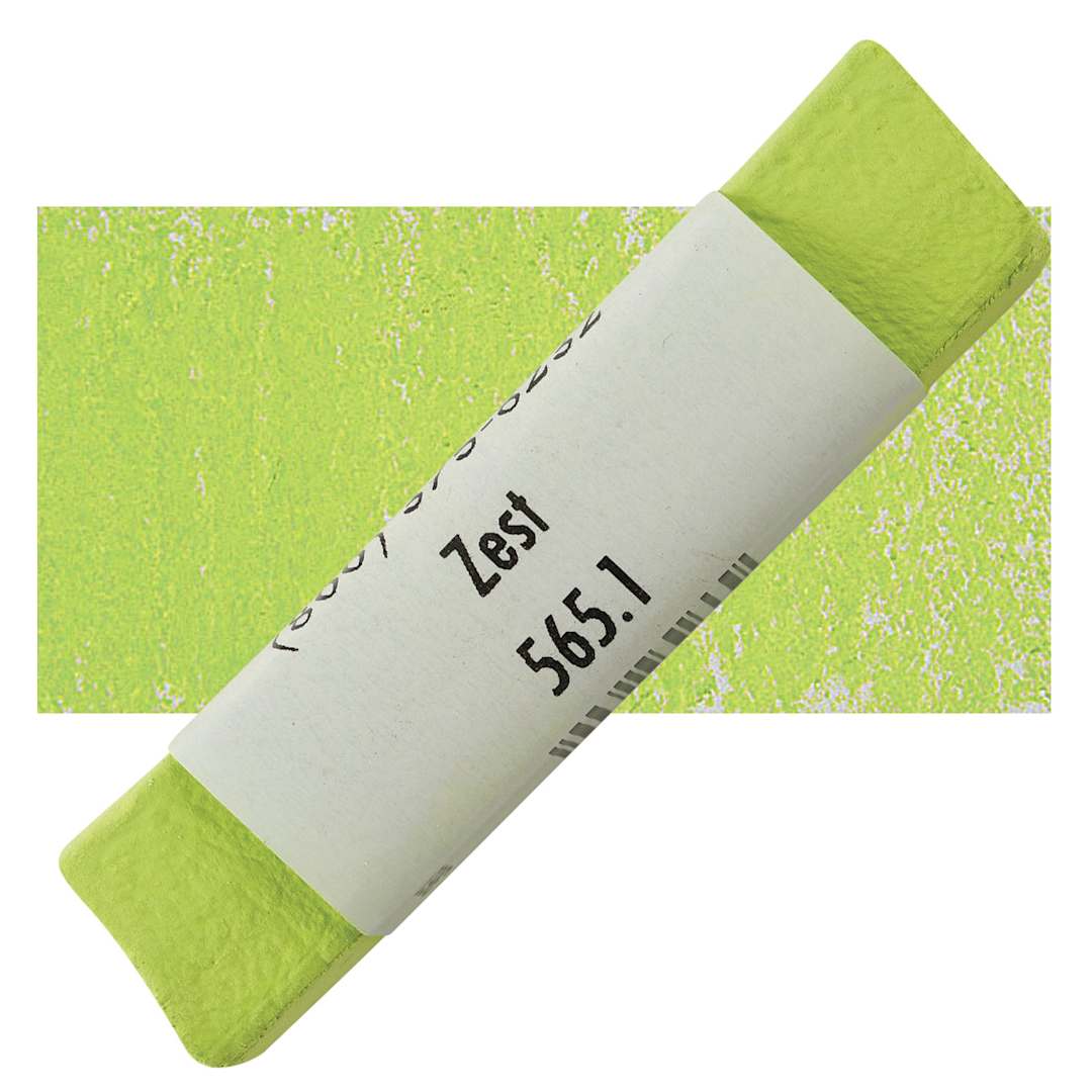 Open in modal - Great American Handmade Pastel - Zest 1, 565.1 pastel and swatch