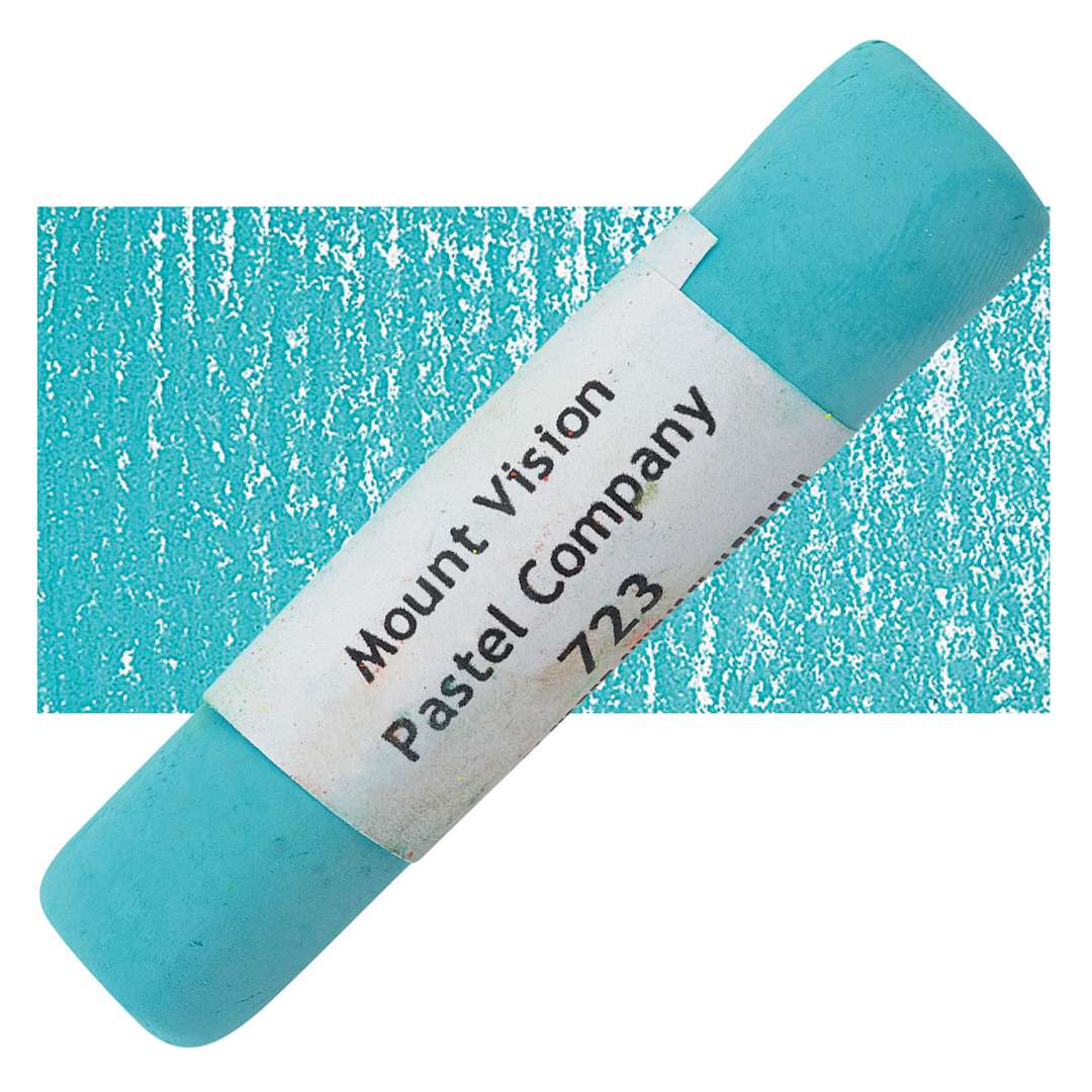 Open in modal - Mount Vision Handmade Pastel - Southwest Blue 723 pastel and swatch
