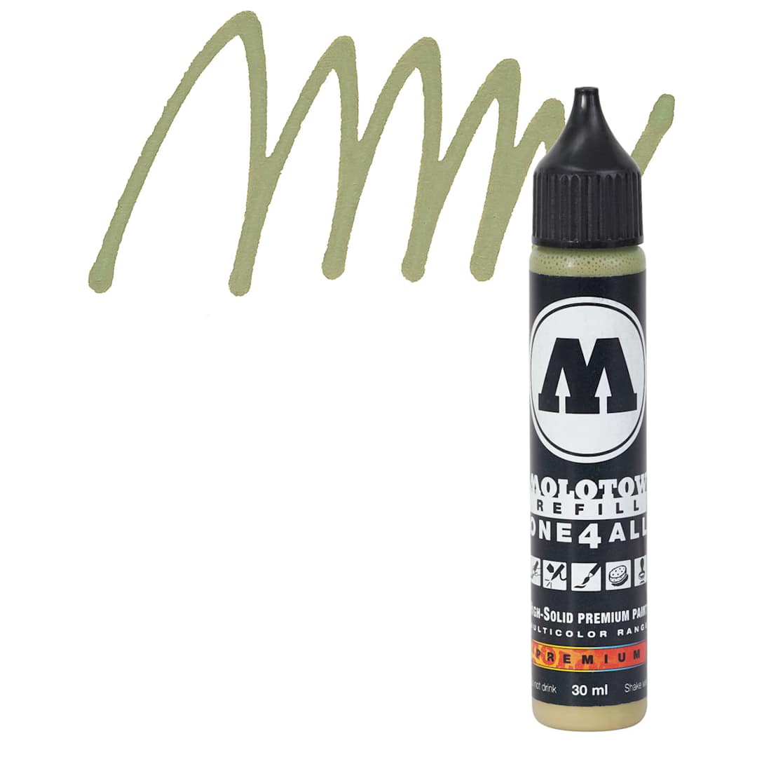 Open in modal - Molotow One4All Acrylic Marker Refill - 30 ml, Amazonas Light and swatch