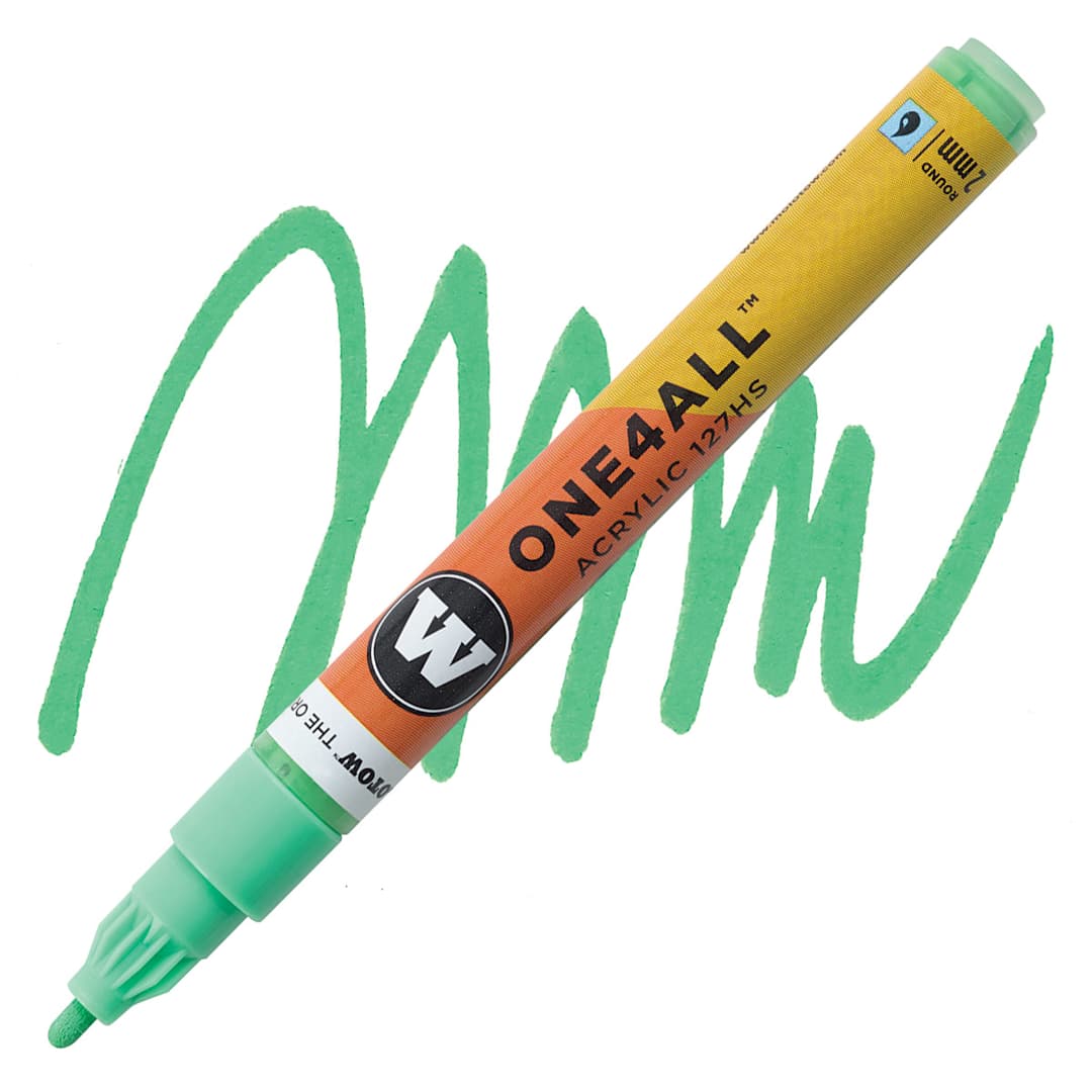 Open in modal - Molotow One4All Acrylic Marker - 2 mm, Calypso Middle marker and swatch