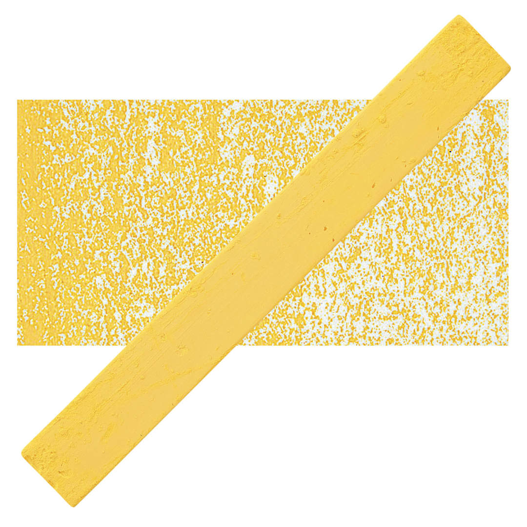 Open in modal - Holbein Artists’ Oil Pastel - Antique Yellow 3 oil pastel and swatch