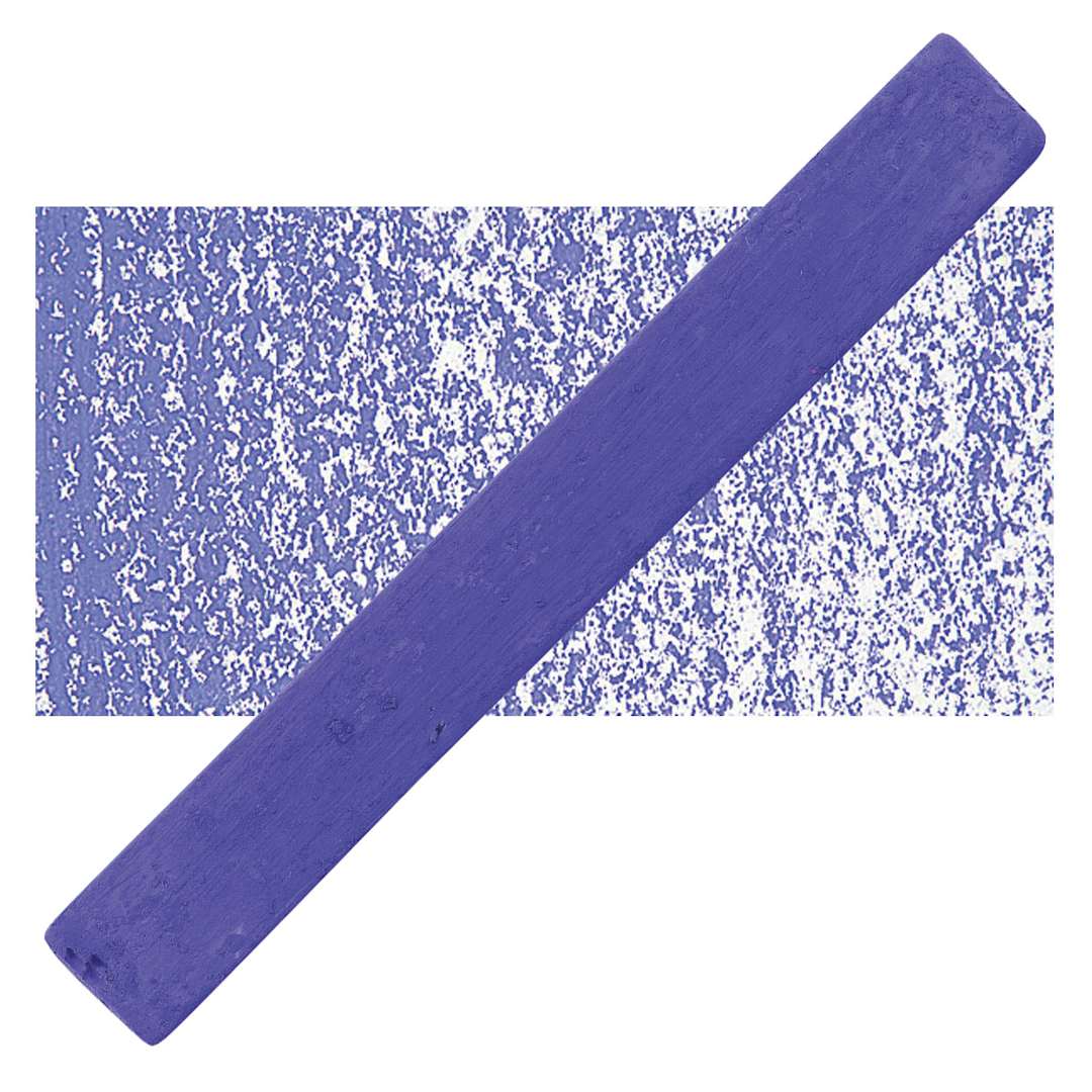 Open in modal - Holbein Artists’ Oil Pastel - Blue Violet 3 oil pastel and swatch