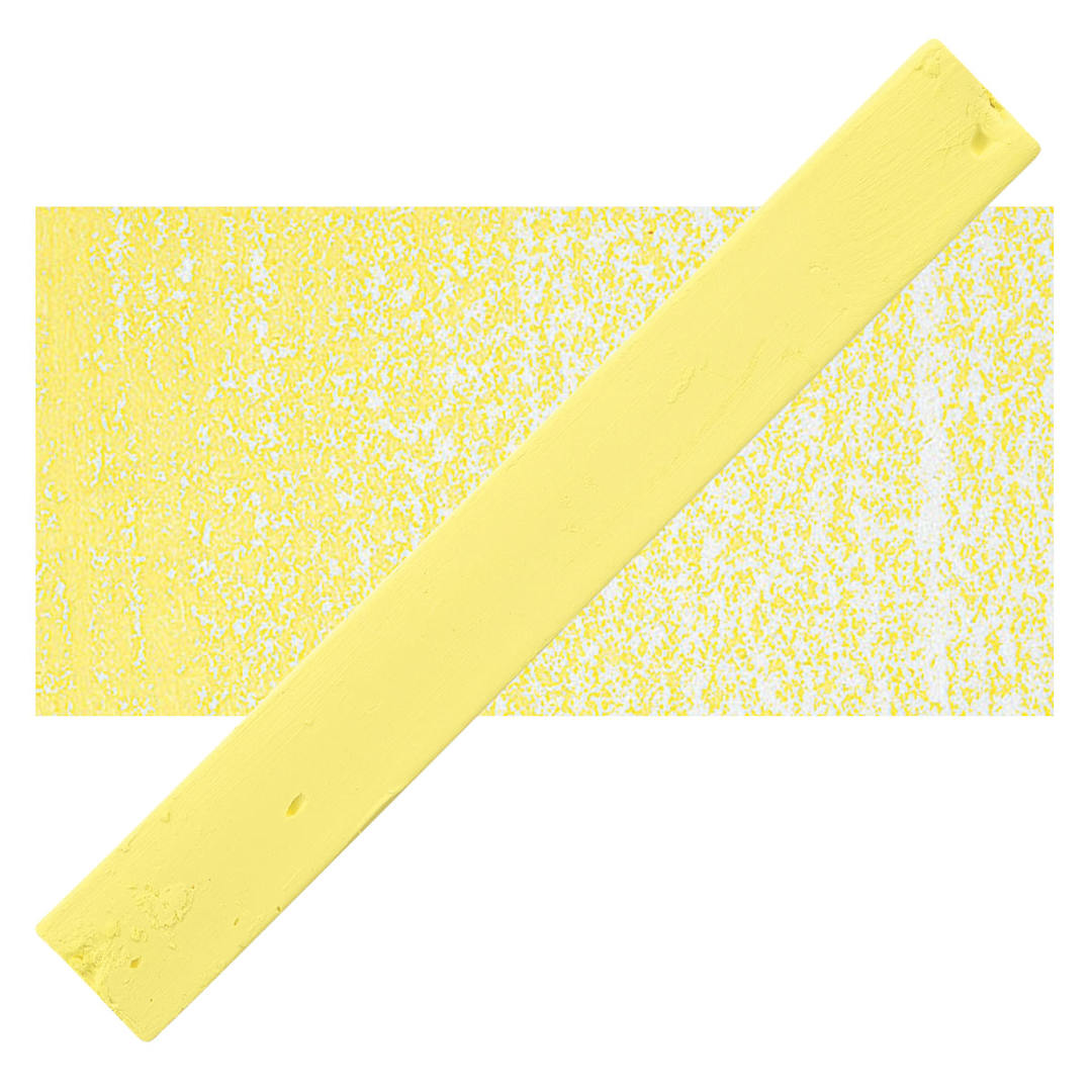 Open in modal - Holbein Artists’ Oil Pastel - Chrome Yellow 3 oil pastel and swatch