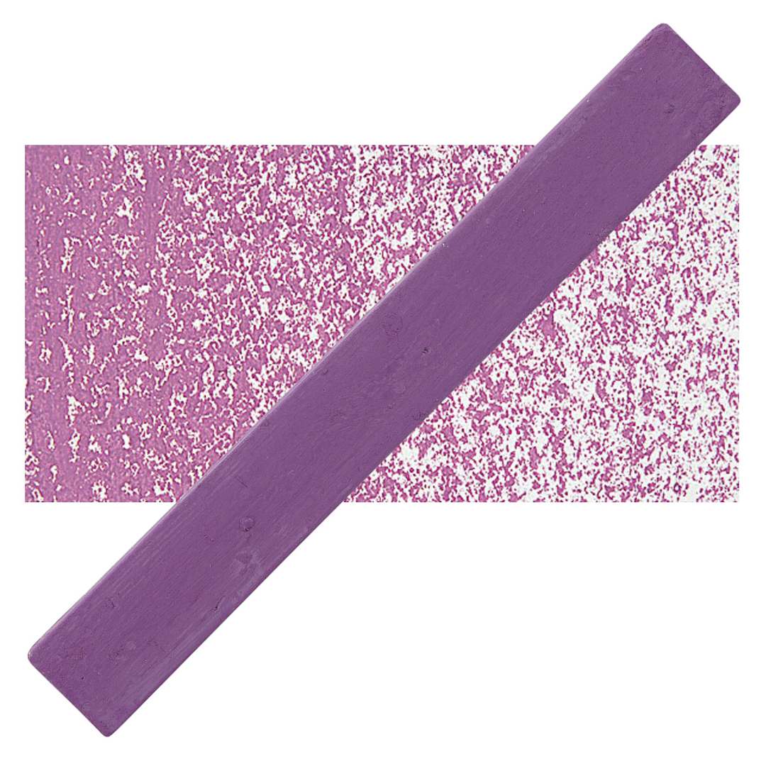 Open in modal - Holbein Artists’ Oil Pastel - Magenta 3 oil pastel and swatch