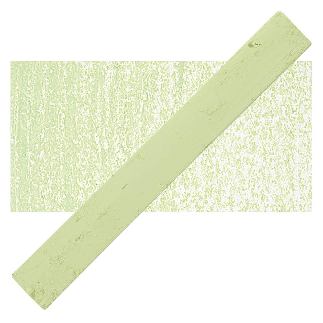 Open in modal - Holbein Artists’ Oil Pastel - Olive Green 5 oil pastel and swatch