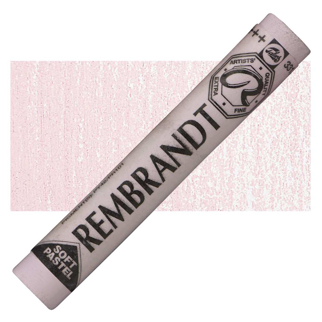 Open in modal - Rembrandt Soft Pastel - Madder Lake Deep 331.9 pastel and swatch