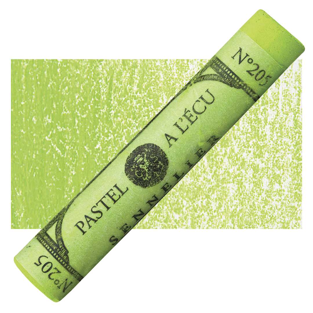 Open in modal - Sennelier Soft Pastel - Apple Green 205 pastel and swatch