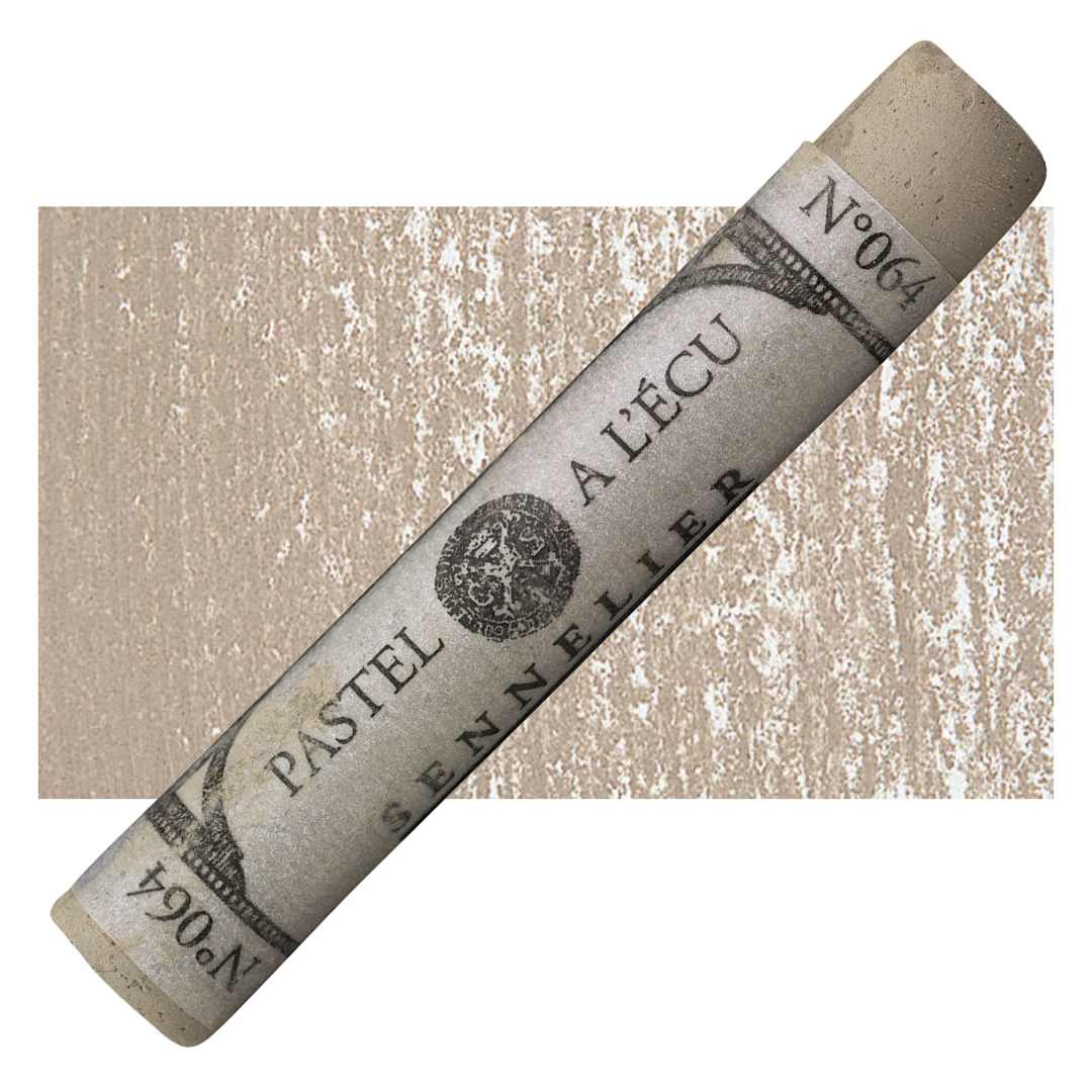 Open in modal - Sennelier Soft Pastel - Bistre 064 pastel and swatch