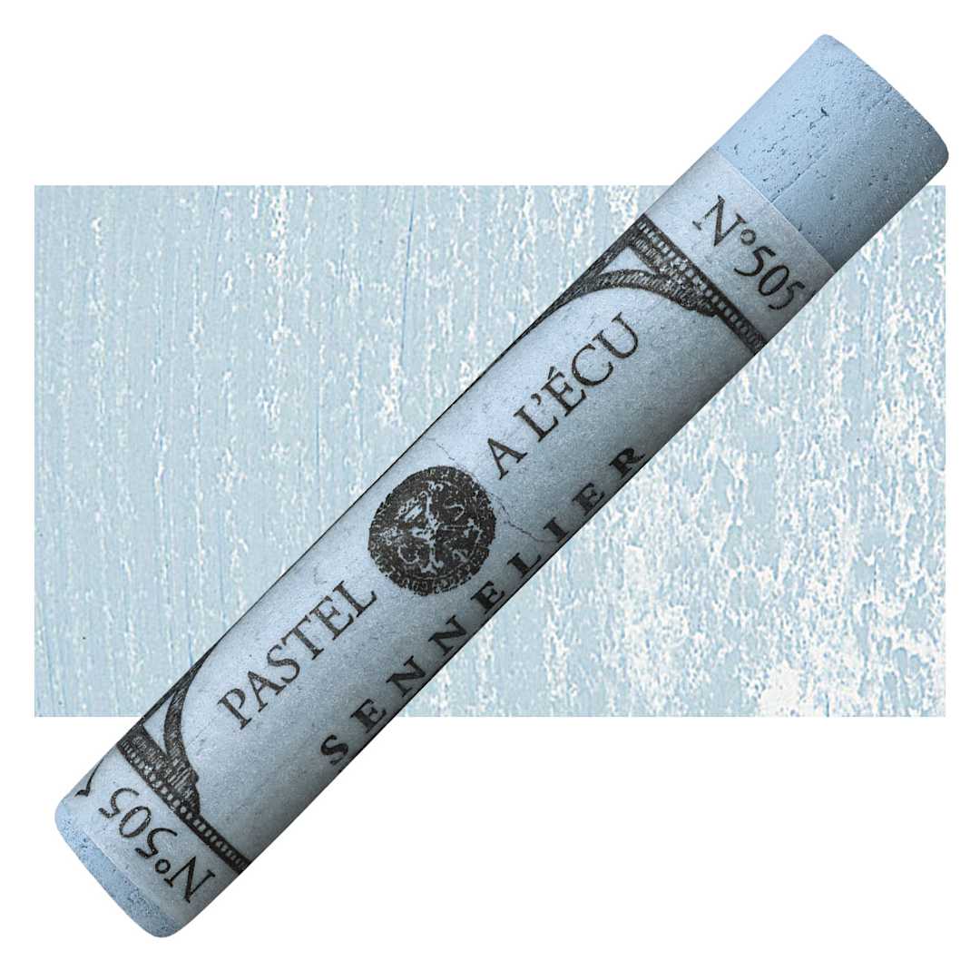 Open in modal - Sennelier Soft Pastel - Blue Grey Green pastel and swatch