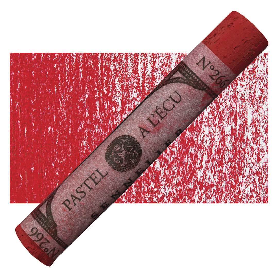 Open in modal - Sennelier Soft Pastel - Brown Lake 266 pastel and swatch
