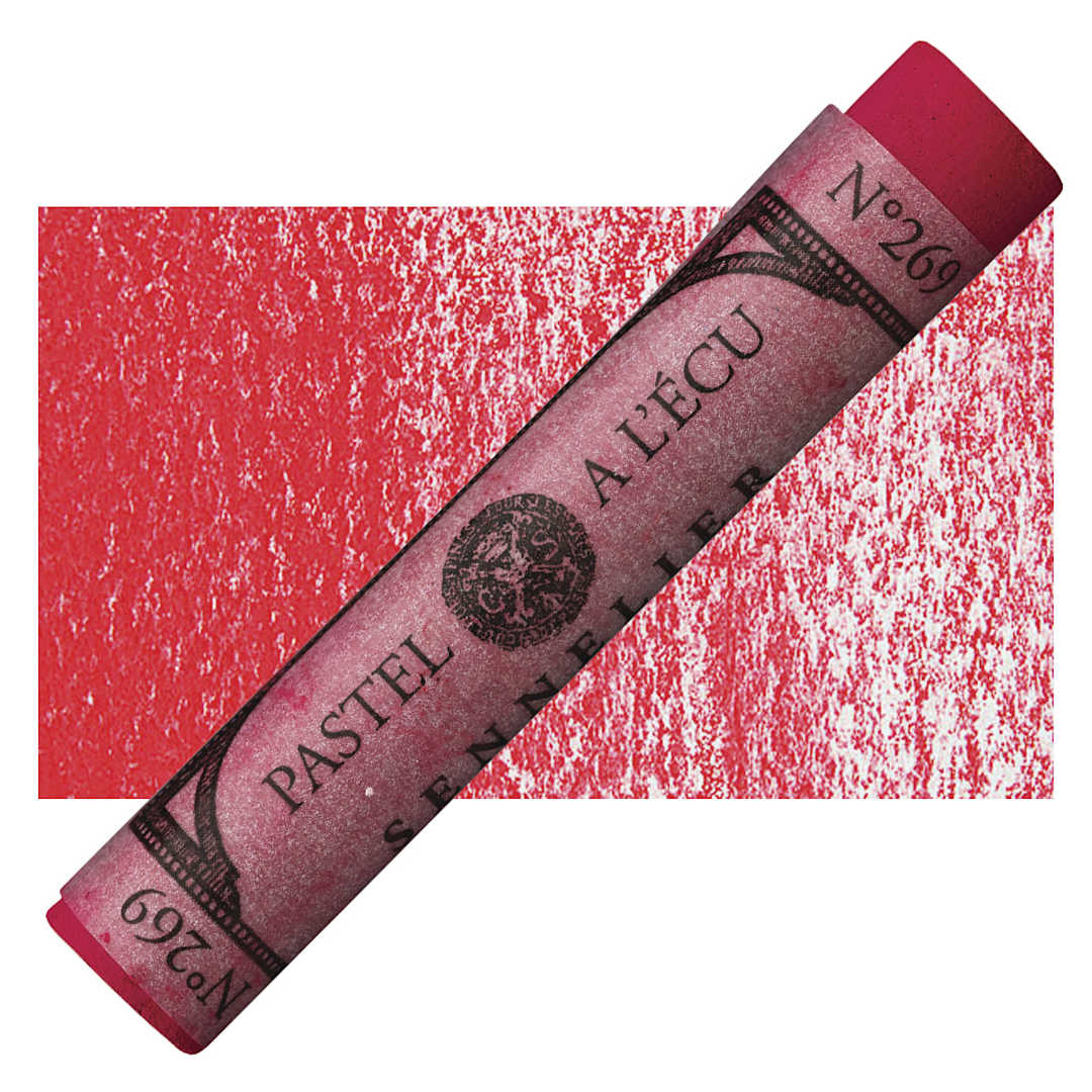 Open in modal - Sennelier Soft Pastel - Brown Lake 269 pastel and swatch