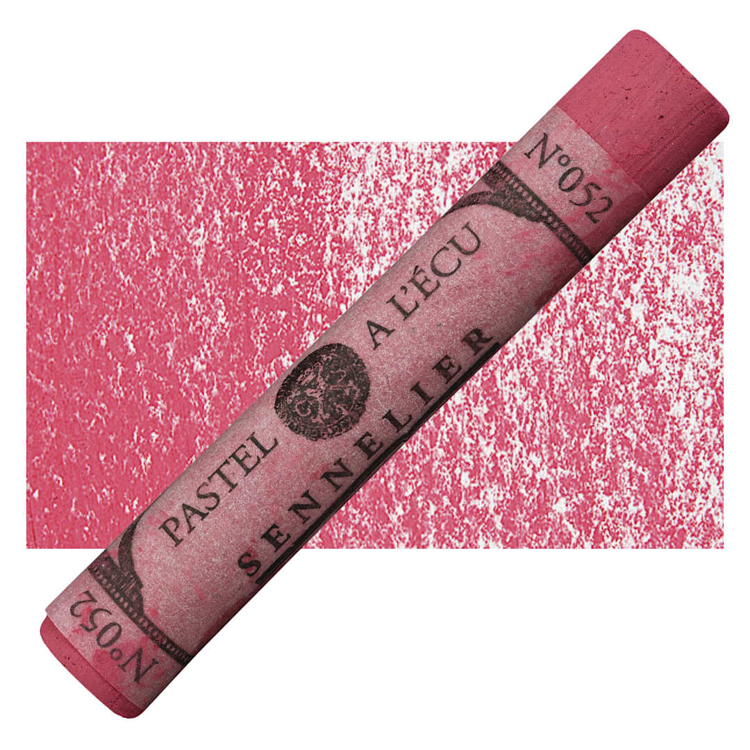 Open in modal - Sennelier Soft Pastel - Carmine 052 pastel and swatch