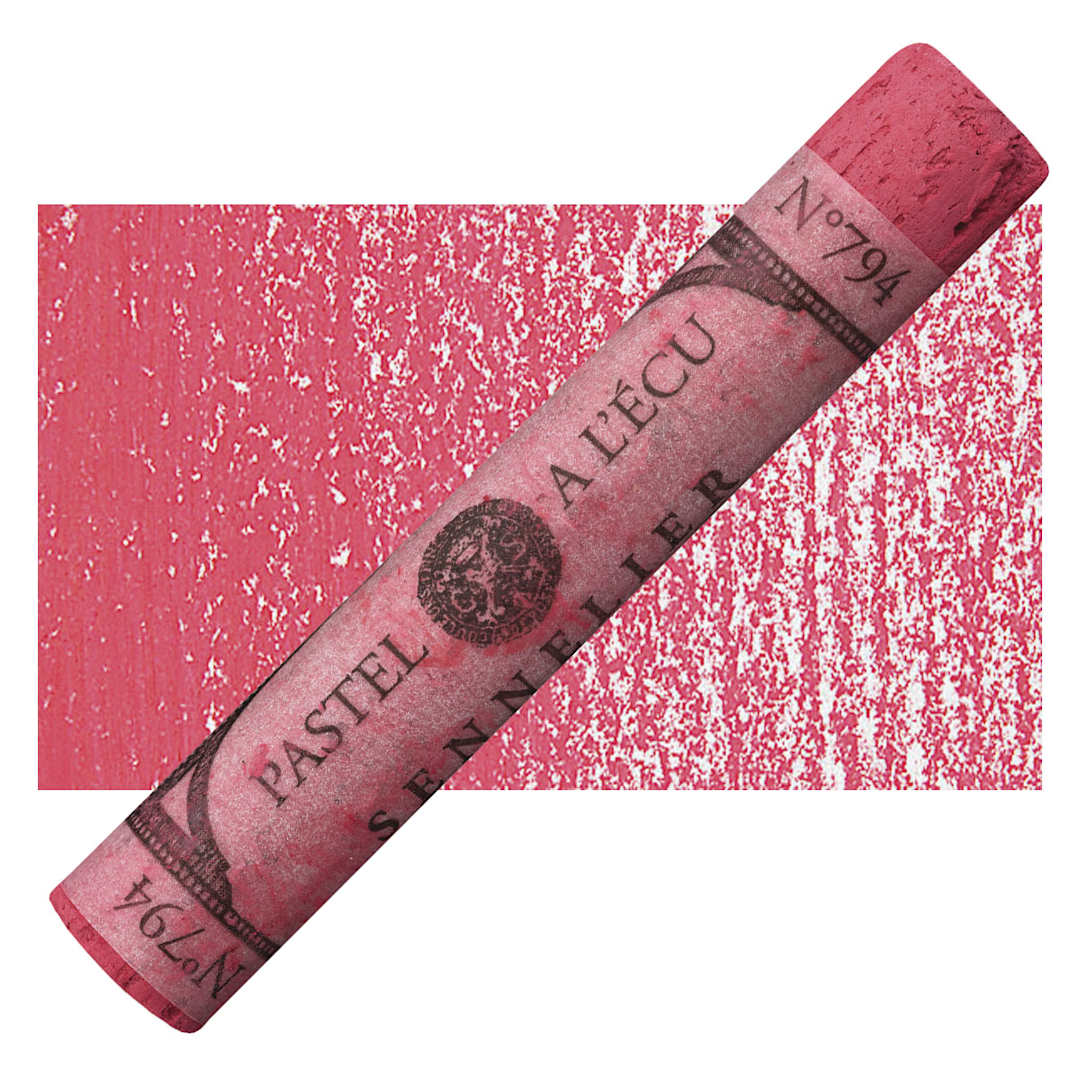 Open in modal - Sennelier Soft Pastel - Chinese Vermilion 794 pastel and swatch