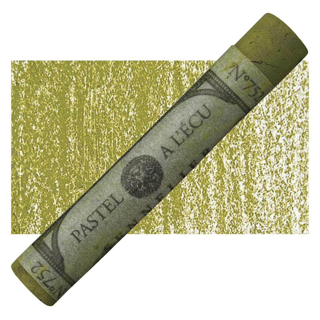 Open in modal - Sennelier Soft Pastel - Cinnabar Green 752 pastel and swatch