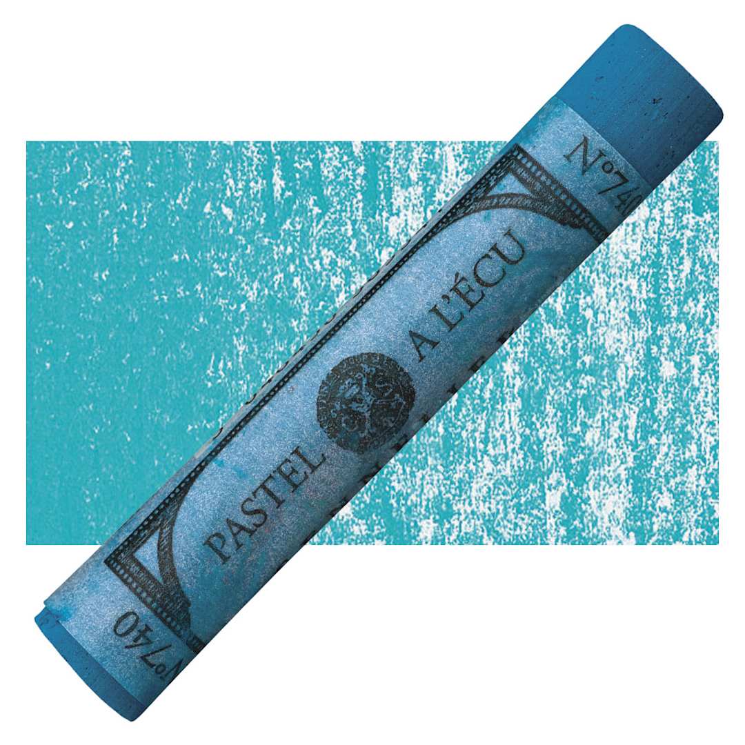Open in modal - Sennelier Soft Pastel - English Blue pastel and swatch