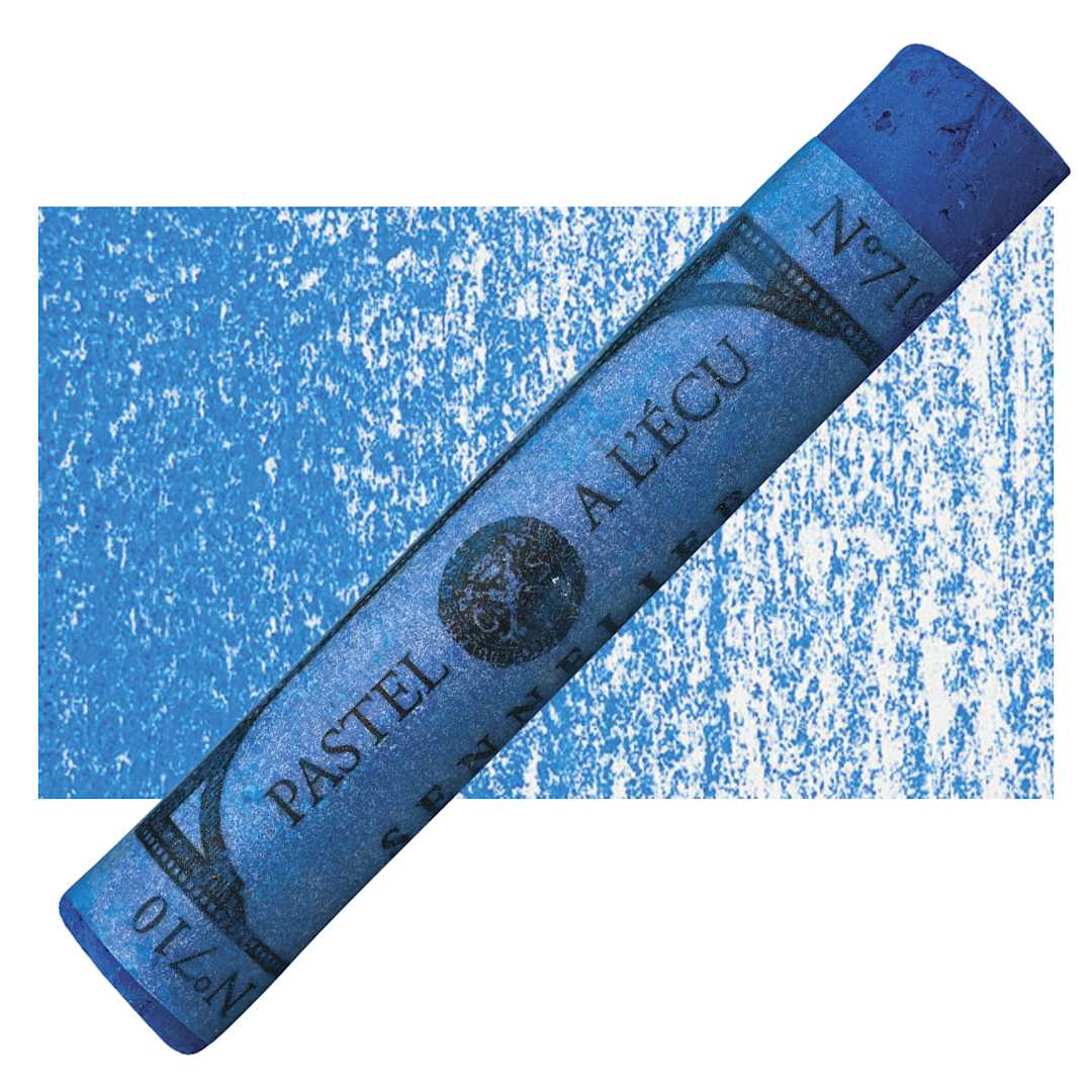 Open in modal - Sennelier Soft Pastel - Steel Blue 710 pastel and swatch