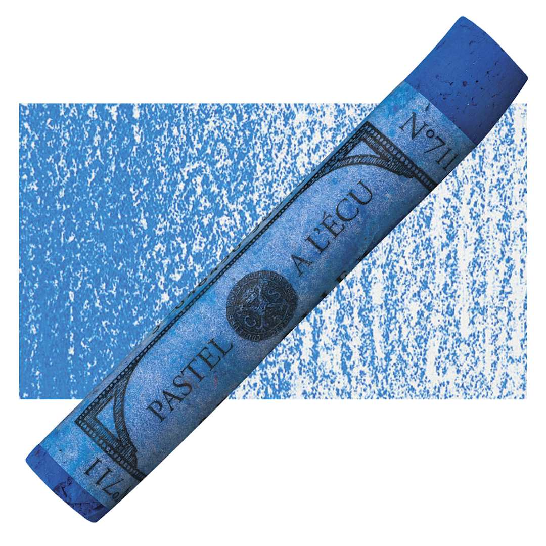 Open in modal - Sennelier Soft Pastel - Steel Blue 711 pastel and swatch