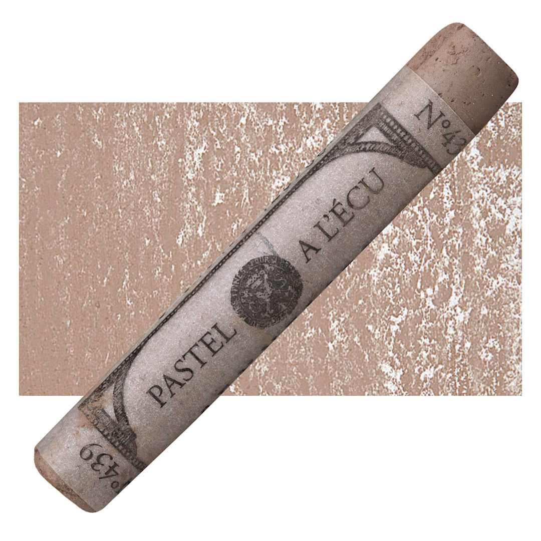 Open in modal - Sennelier Soft Pastel - Van Dyck Brown 439 pastel and swatch