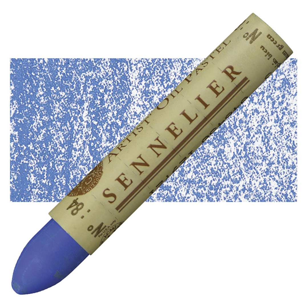 Open in modal - Sennelier Oil Pastel - Blue Chromium Green oil pastel and swatch