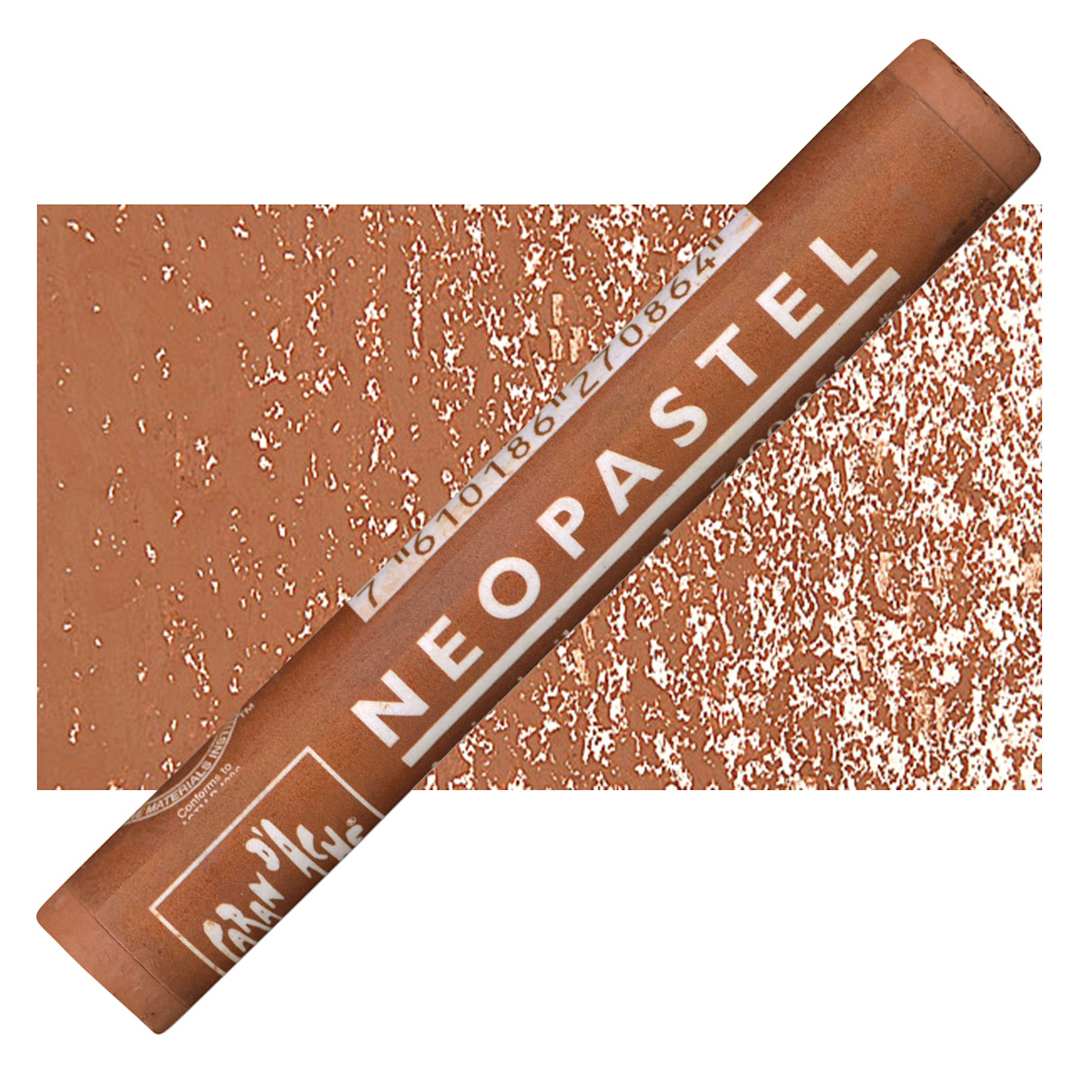 Open in modal - Caran d'Ache Neopastel - Cinnamon pastel and swatch